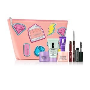 New Clinique 8 pc Bestsellers Anti-Aging Serum / Moisture Surge / Day Off Kit